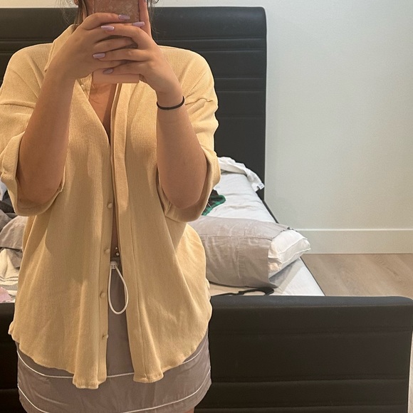 Princess Polly Vincent Top Beige - Picture 4 of 7